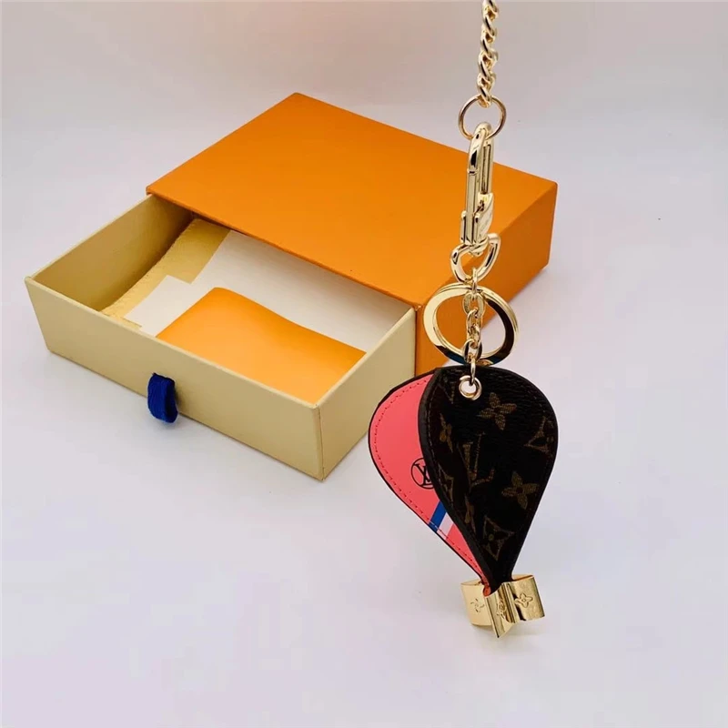 

New High Quality Hot Air Ballo Keychain Acrylic Christmas Gift Keychains for Car Keys Ring Decoration Accessories