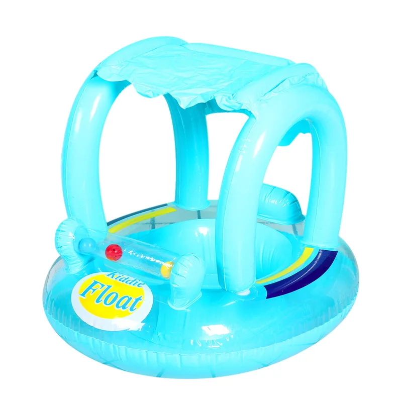 

Baby Swimming Ring Awning Safety Holiday Floating Summer Child Seat Seat Pool Toy Party Inflatable Swimming Boat Pool Toy