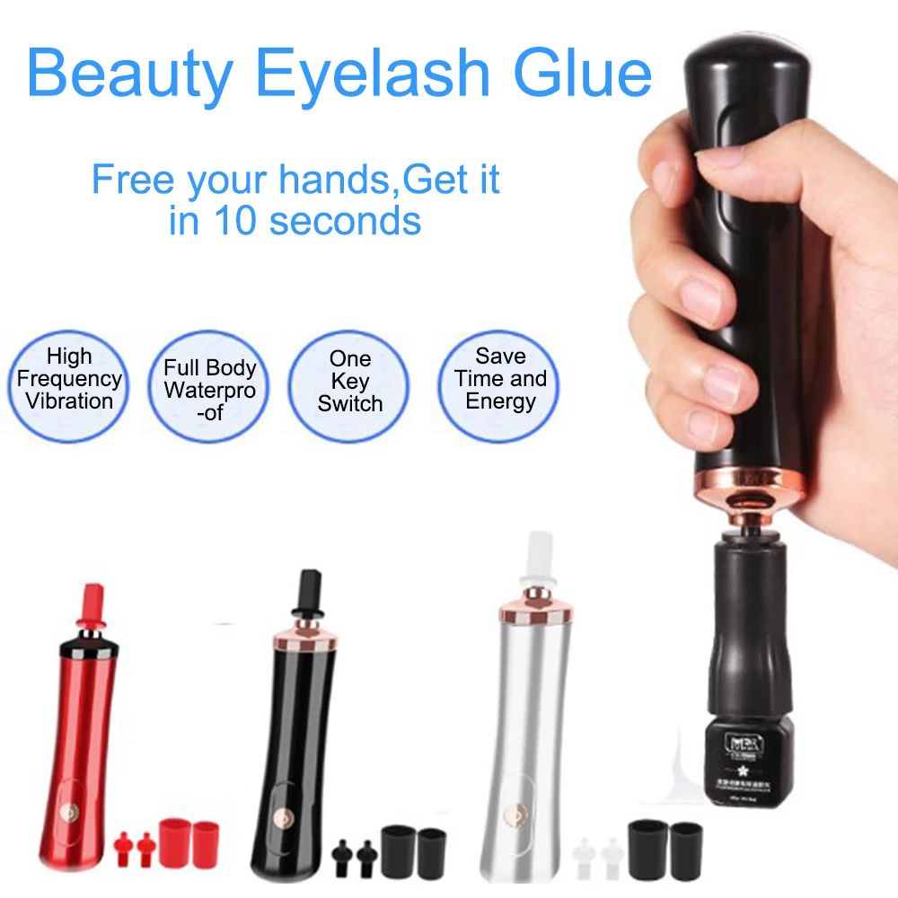 

Lmaray Beauty Eyelash Electric Blender Electric Gel Dispenser Convenient Multifunctional Scrubber Makeup Tools Eyelashes Nail Po