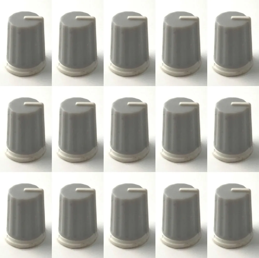 15Pcs EQ Cap Equalizer Knob / High School Bass Pot for Pioneer DJ MIXER DJM djm-2000 900 850 750 700 800 Gray Color | Электроника