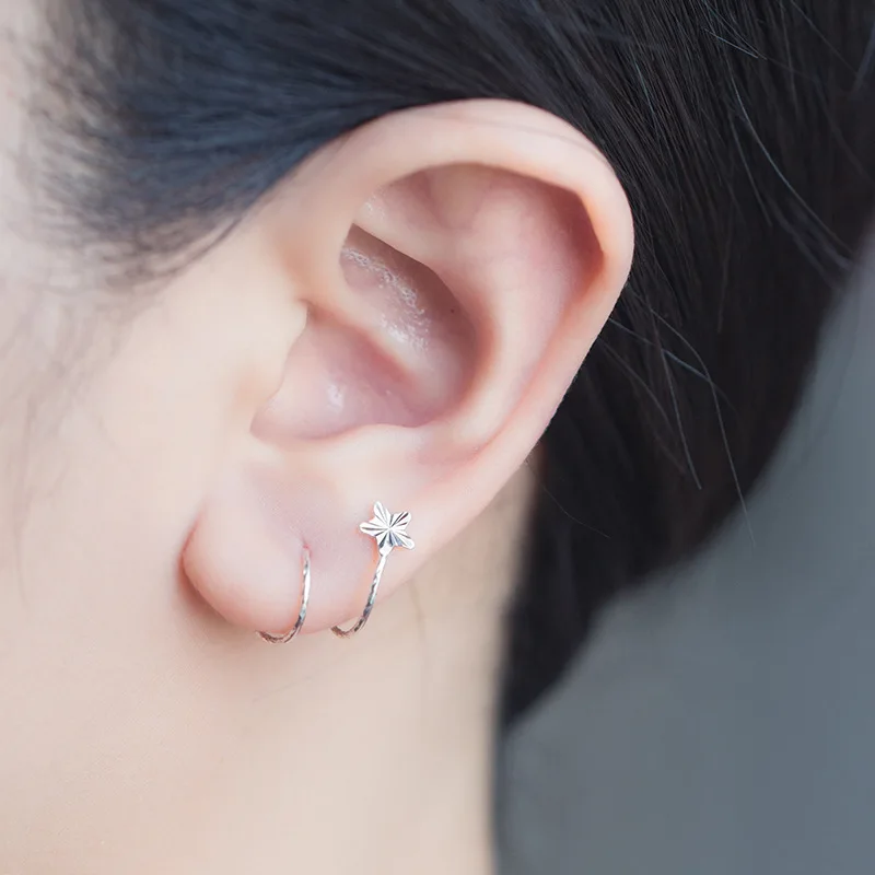 Trustdavis 100% Стерлинговое Серебро 925 пробы Женское кольцо в форме звезды сердце кости