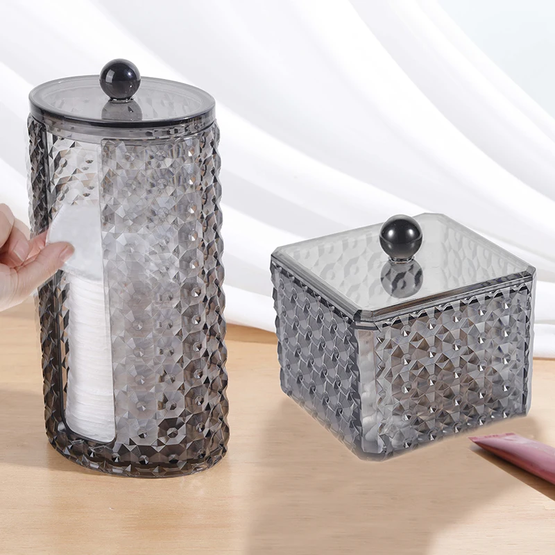 Коробка для хранения косметики органайзер ватных палочек аксессуары ванной