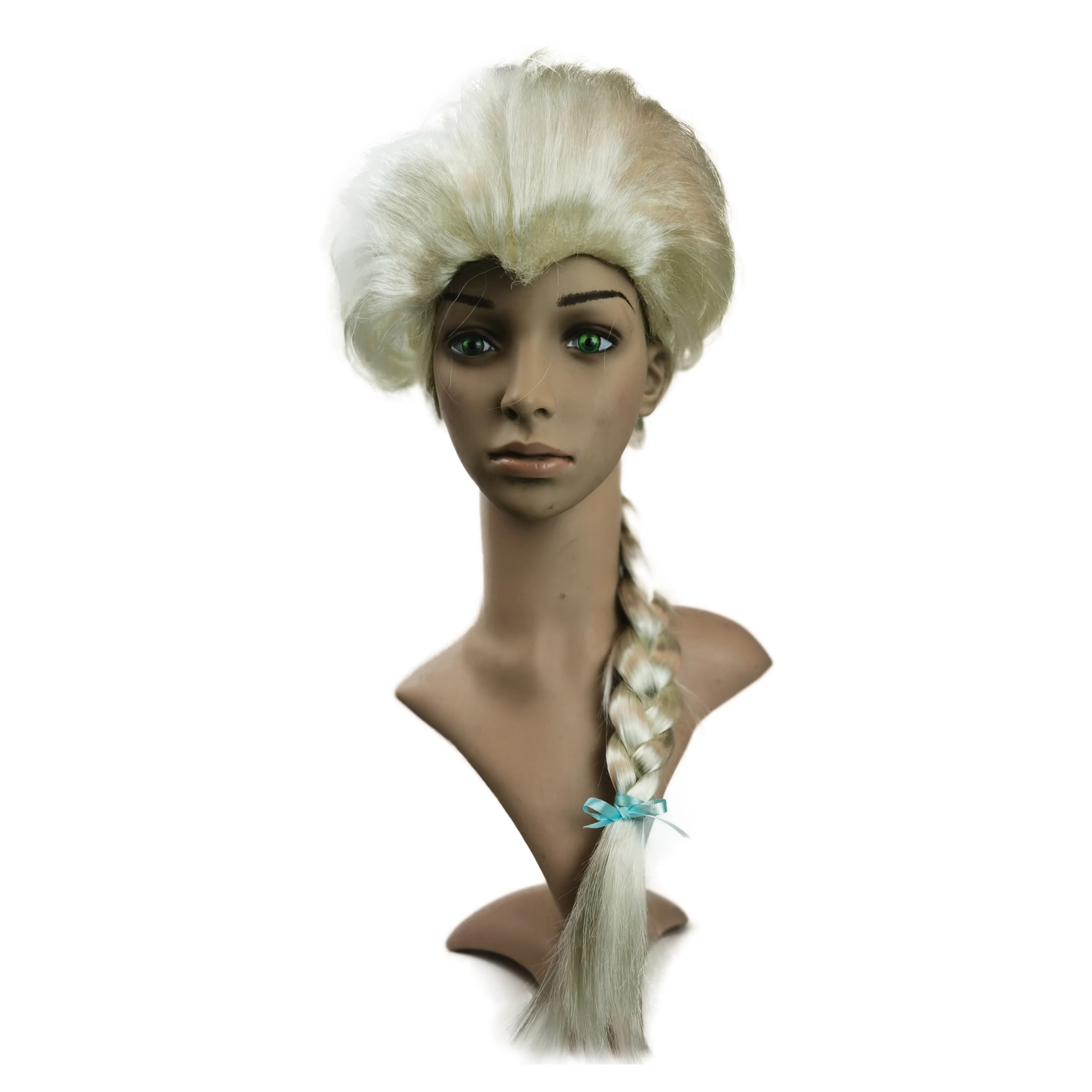 Девушки Дети парик для косплея Жасмин Эльза и Анна с героями мультфильма Моана