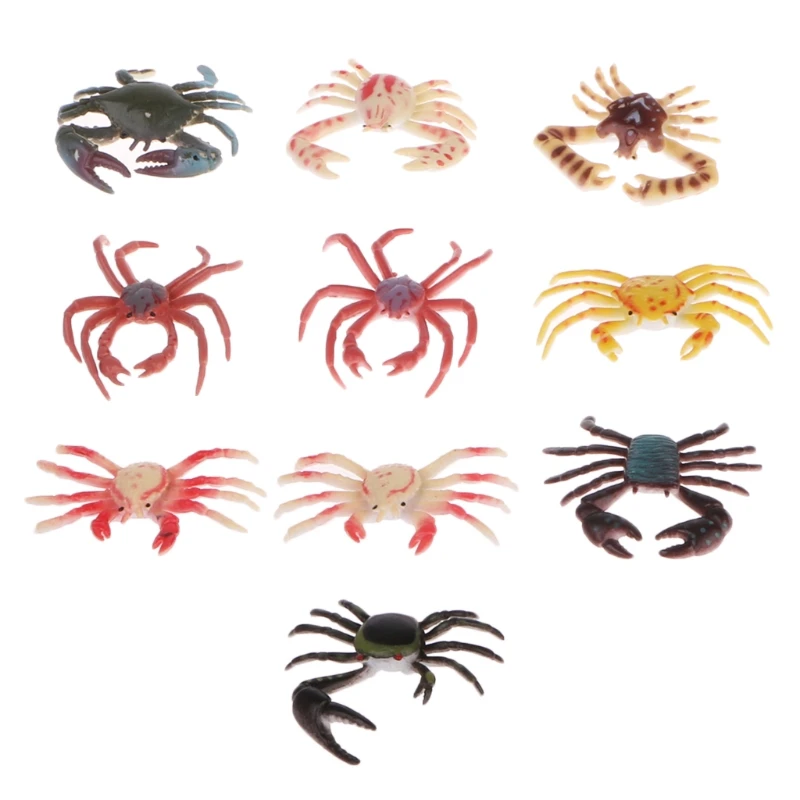 Имитация животных Краб модель океан пляж жизнь вечевечерние мешок наполнитель детские игрушки подарок
