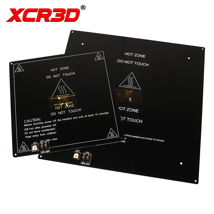 Детали для 3D принтера черная алюминиевая подложка Подогреваемая платформа MK3 MK2a