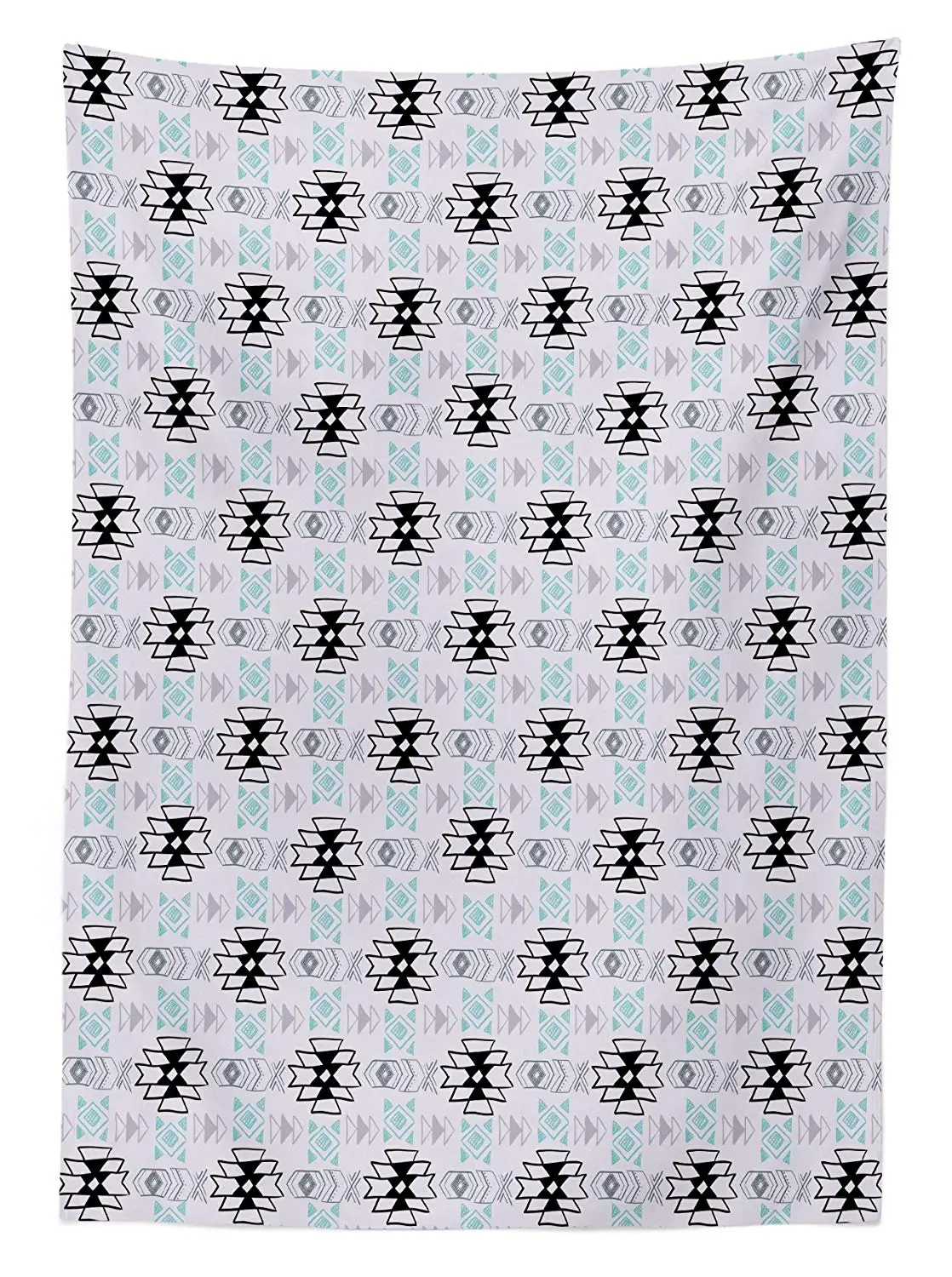 Nent уличная скатерть Этнический Ацтеки с ручной нарисованной каракули стиль