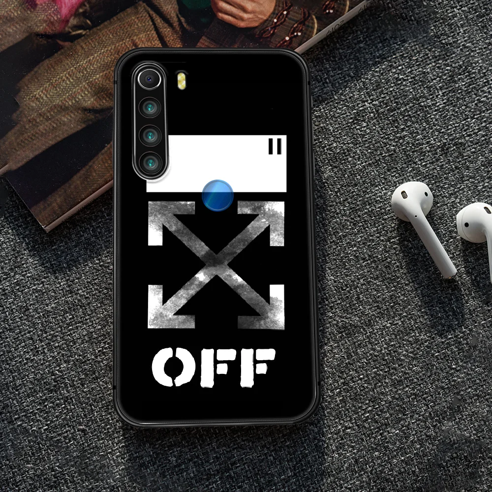 

Off Ow brand Mona Lisa Phone Case Cover Hull For XIAOMI Redmi 7 7a 8 8a 9 10X NOTE 6 7 7s 8 8t 9 9s Pro Max black Back 3D Prime
