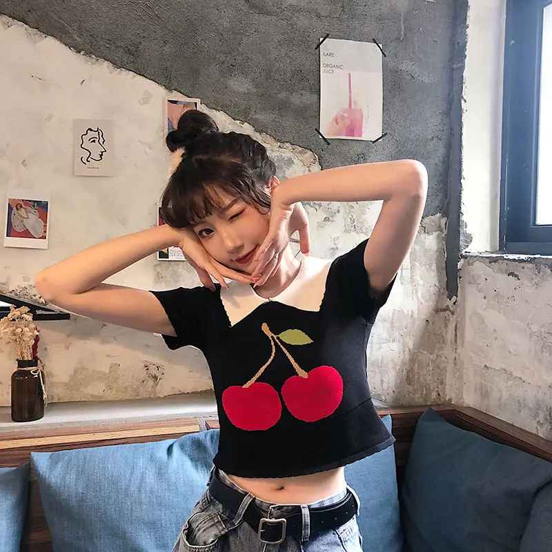 Женские футболки короткая футболка для женщин лето 2020 ретро женский топ с