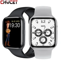 chycet original iwo hw22plus smart watch 2021 44mm series 6 dial call heart rate fitness tracker sport smartwatch men women