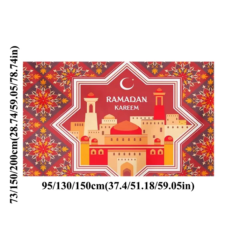 

New Vintage Ramadan Tapestry Wall Hanging Blanket Travel Beach Towel Wild Napkin Modern Farmhouse Decorative Wall Tapestries