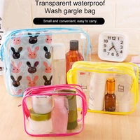 makeup bag home travel transparent toiletries sack bath supplies storage bag waterproof travel cosmetic pocket wash beauty kit