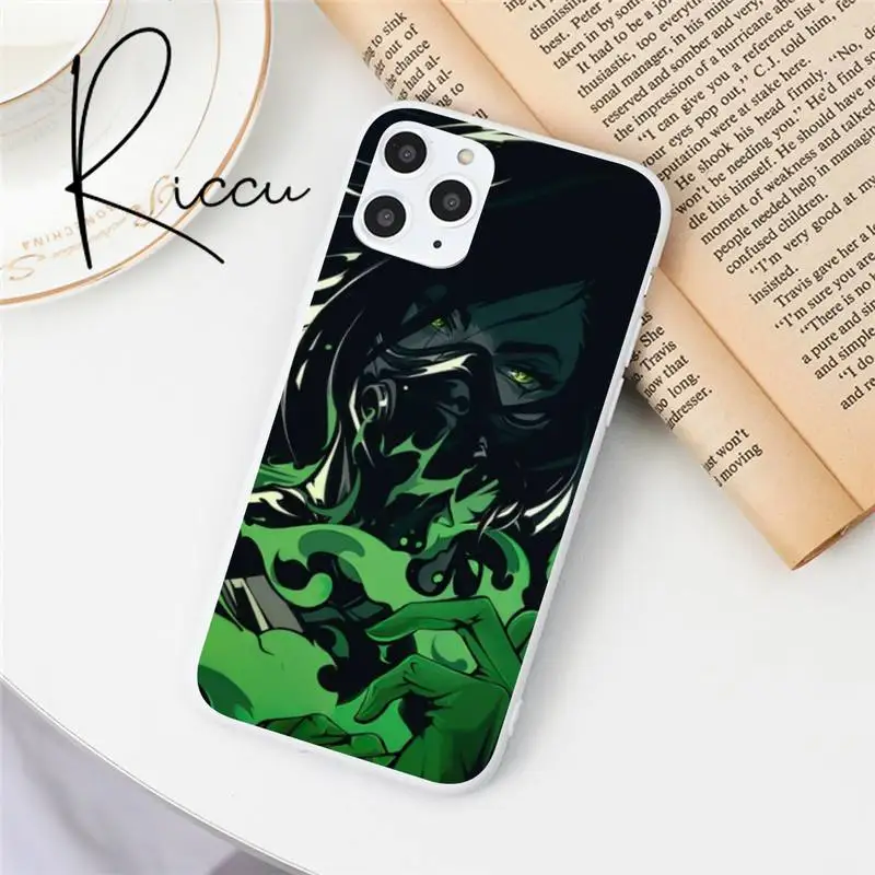 

Anime Game Valorant Phone Case for iphone 12 pro max mini 11 pro XS MAX 8 7 6 6S Plus X 5S SE 2020 XR Candy white Silicone Cases