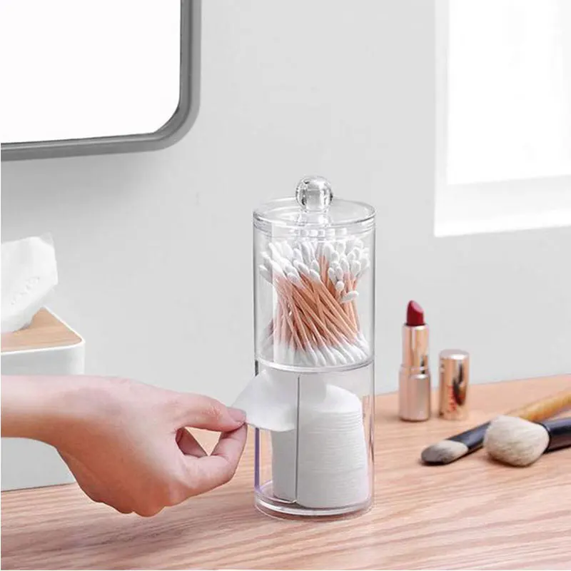 Ящик для хранения Организатор профессиональный дизайн ватный тампон макияжа