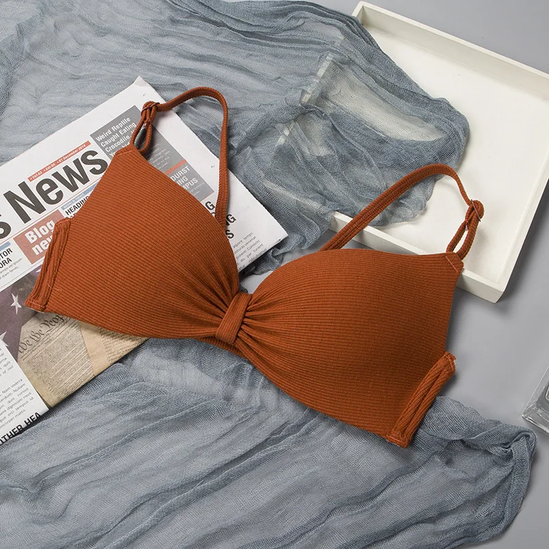 Женское сексуальное нижнее белье бюстгальтер без косточек кружевной тонкий