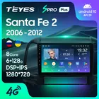 TEYES SPRO Plus Штатная магнитола For Хендай Санта Фе 2 For Hyundai Santa Fe 2 2006 - 2012 Android 10, до 8-ЯДЕР, до 4 + 64ГБ 32EQ + DSP 2DIN автомагнитола 2 DIN DVD GPS мультимедиа автомобиля головное устройство