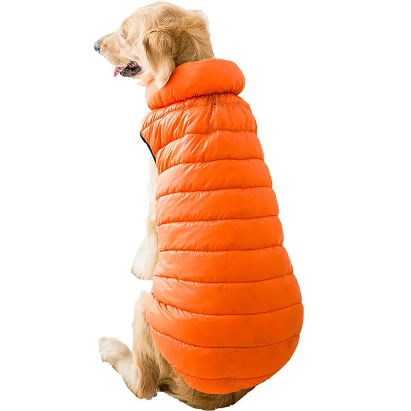 

2020 Winter Warm Reversible Jacket Coat for Large Dogs Pet Clothes