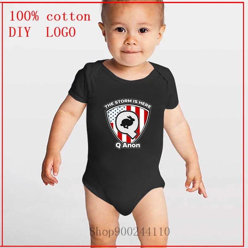 

На возраст от 0 до 24 месяцев, для младенцев, для новорожденных, QAnon от Carter's, детский костюмчик, для девочек, и для мальчика, с коротким рукавом и...