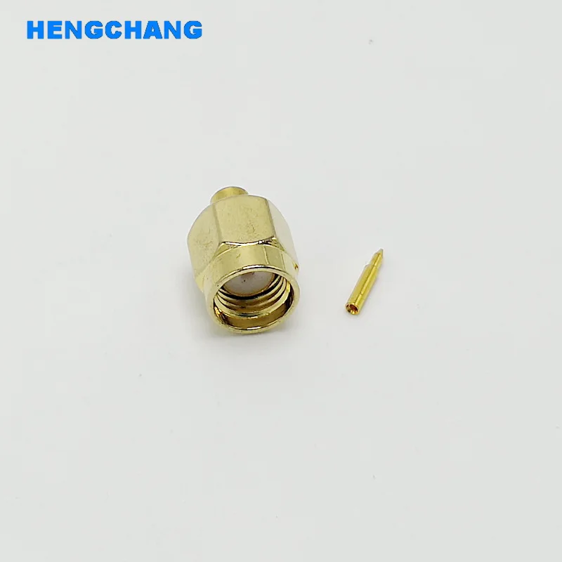 10 шт./лот SMA мужской разъем центр припоя Полужесткий RG405 50 1 5 &quot RF разъем|connector