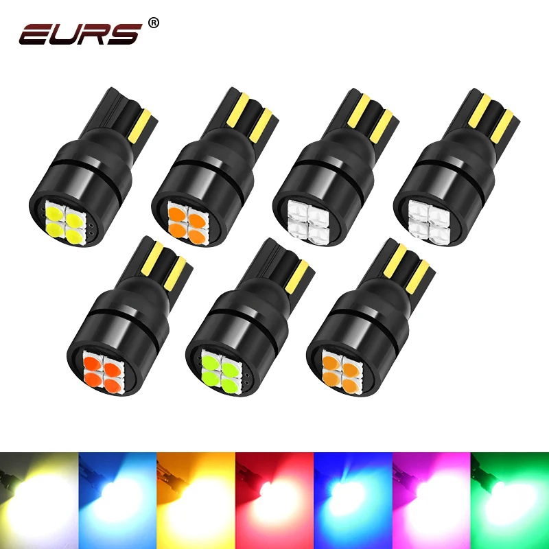

10pce T10 3030 4smd Автомобильный светодиодный габаритный фонарь дверные фонари для лицензионного купола лампы 12 В автомобильные аксессуары лампы ...