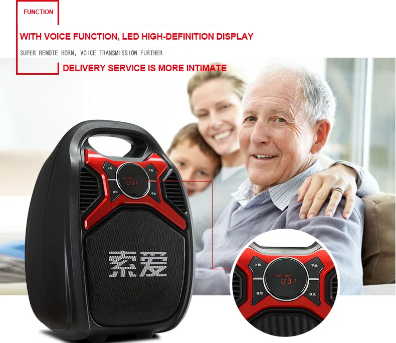 SOAIY T16 внешние bluetooth-колонки рычаг аудио высокий динамик Портативная Мобильная Колонка Bluetooth с беспроводной микрофон fm-радио