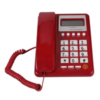 landline corded telephone home landline phone caller identification multi ringtones for home office wired telephone desktop