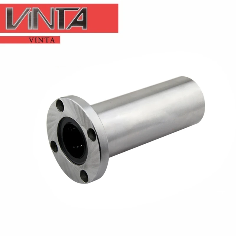 Удлиненный Круглый фланцевый линейный подшипник 1 шт./лот LMF6 8 10 12 13 16 20 25 30 35 40 50LUU