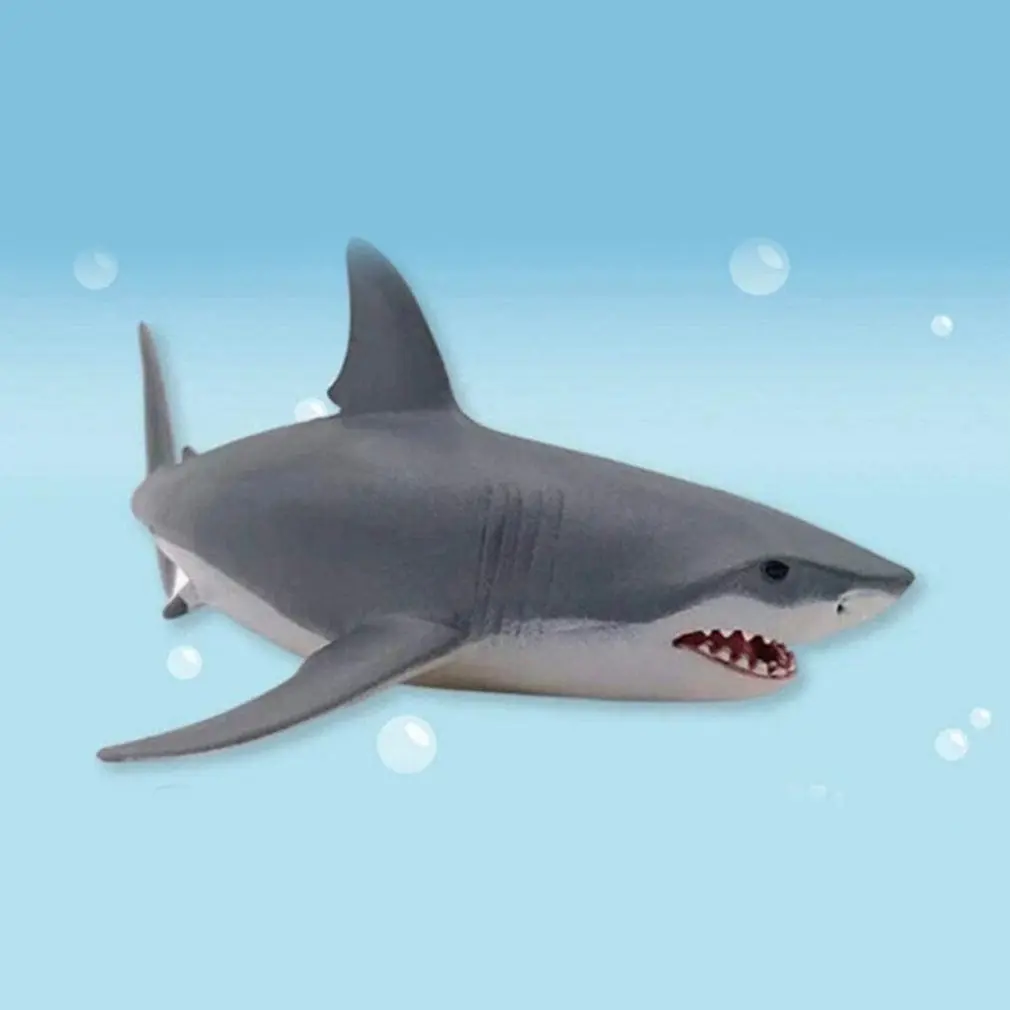 Реалистичная игрушка-антистресс для малышей большая акула коллекционная