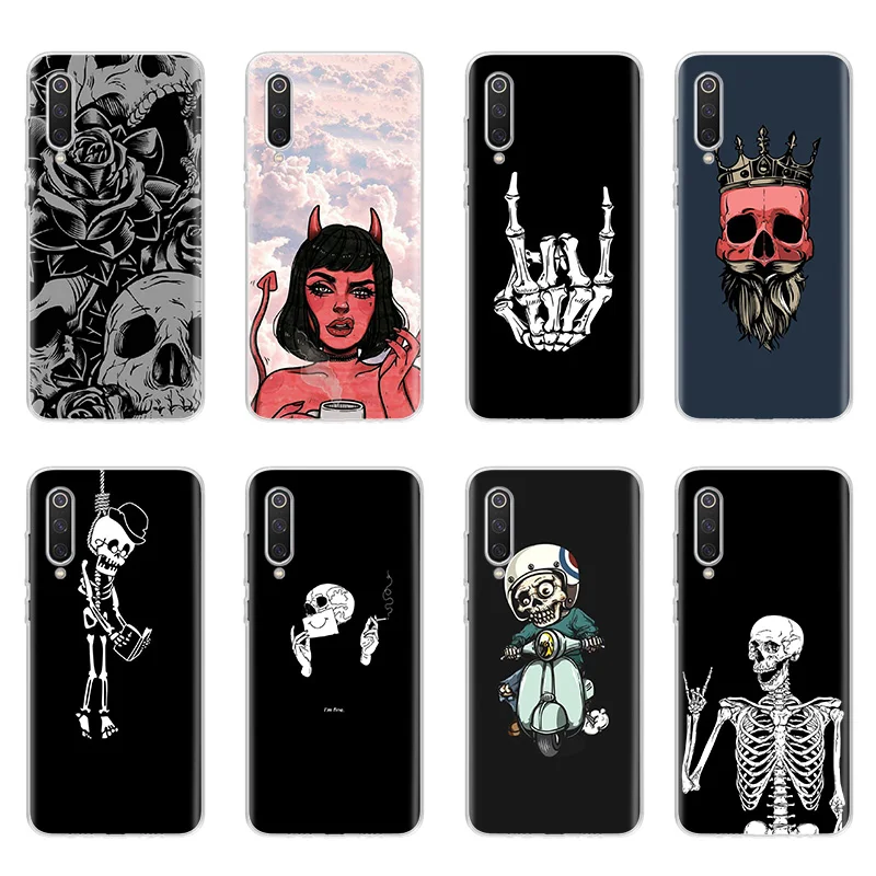 

Skeleton Man Case For Remi Note 5 7 8 8T 9S Pro MAX Cover For Redmi 5 Plus 6A 7A 8 9 9A 9C 9T S2 Coque Mi K20 Shellr