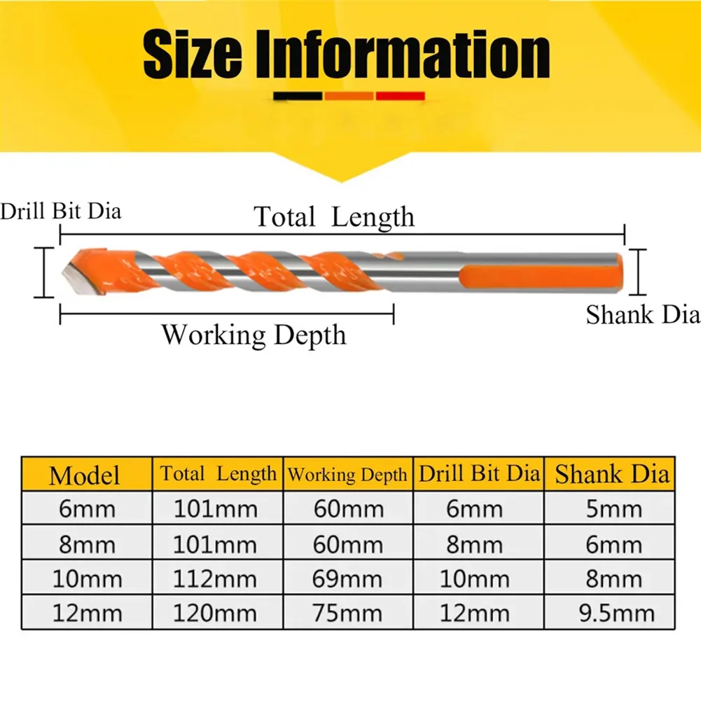 4/6 шт. сверла по металлу сплав много Функция телеграфный ключ 6/8/10/12 мм U Тип