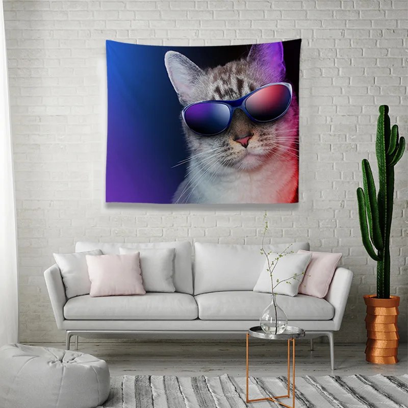 

Simple Cartoon Pattern Tapestry Background Wall Hang Map/Plant Printed Wall Cloth Bohemian Mandala Wall Blanket for Home Decor