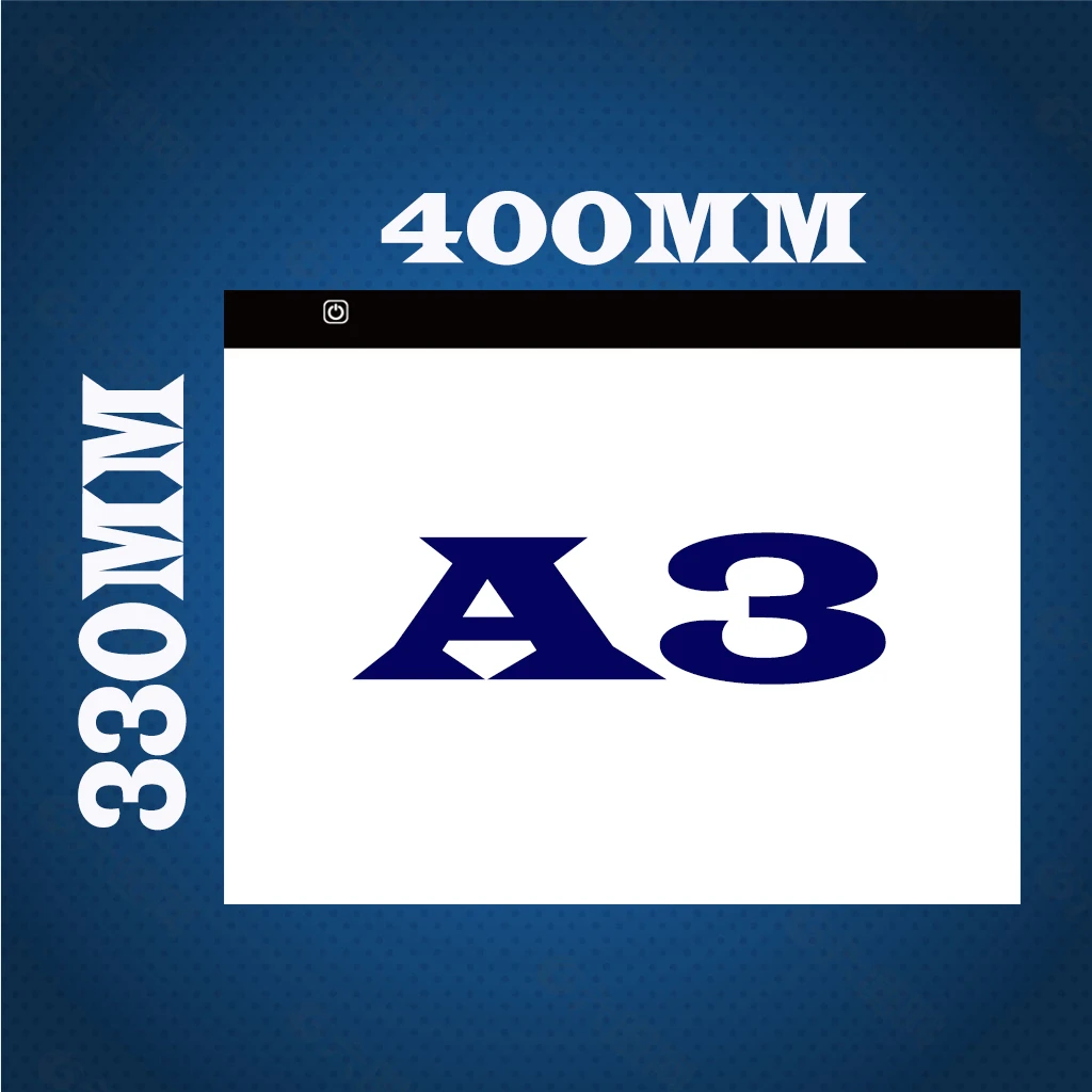 

PDMDOGA5/A4/A3 Size Drawing Tablet Led Light Pad Tablet Diamond Painting Eye Protection Bright Copy Board Diamond Embroidery art