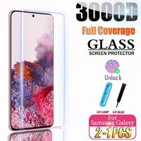 Tempered Glass For Samsung Galaxy S22 S21 S20 Ultra Screen Protector S10 Note Plus S10E Film