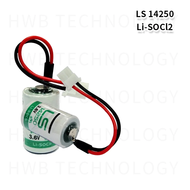 20 штук новый оригинальный LS14250 14250 1/2AA LiSOCL2 3 6 V 1250 мА/ч PLC батарейки с вилкой |