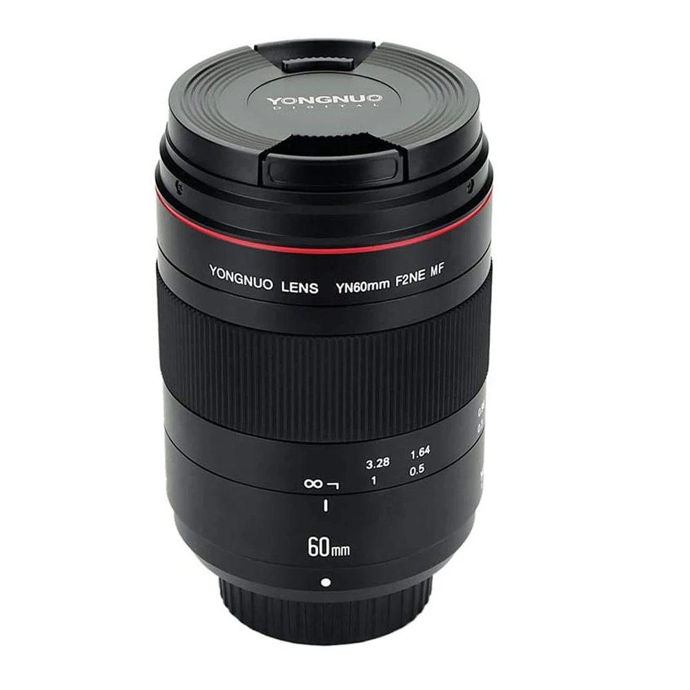 Макрообъектив YONGNUO YN60mm F2 60mm F2.0 с ручной фокусировкой для камеры Canon 1300D 650D 550D 80D 5DII