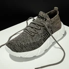 Кроссовки Damyuan мужские для бега, толстая подошва, Нескользящие, амортизирующие, удобная спортивная обувь, 46