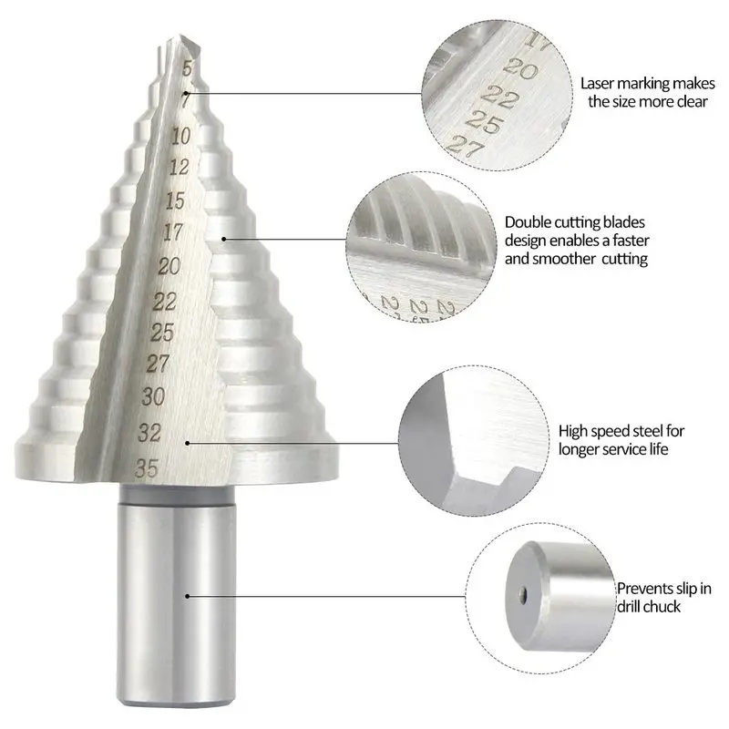5-35 мм Серебряный Бур бит Высокое качество Профессиональный шпильки для волос