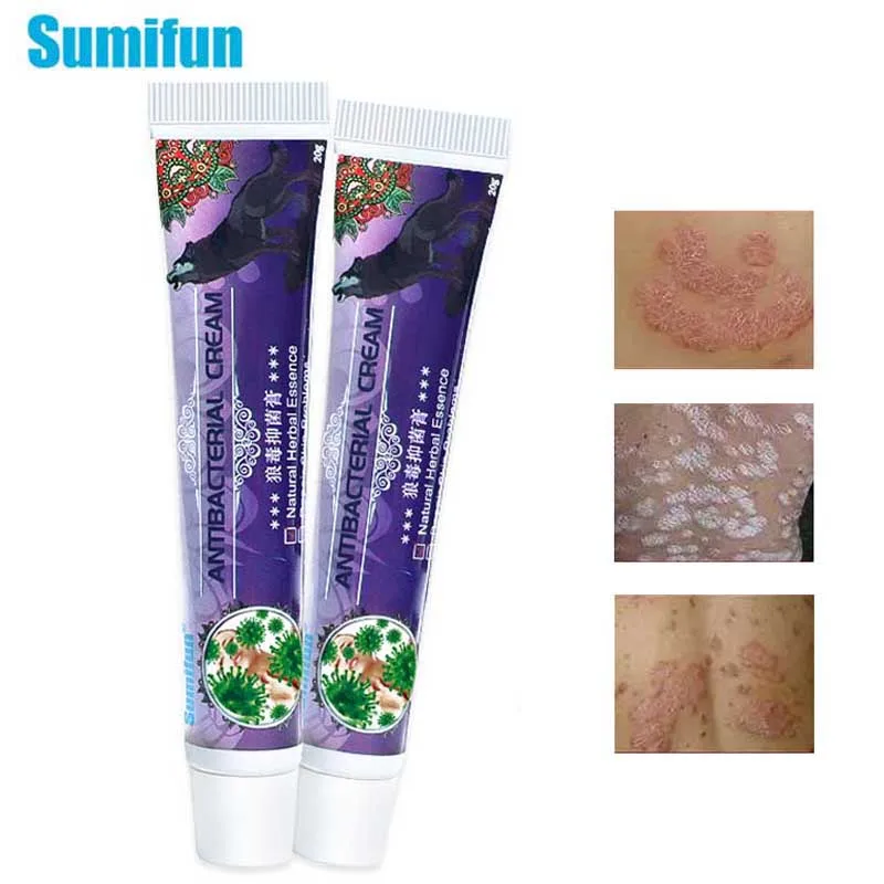 

Sumifun Psoriasis Dermatitis Eczema Herbal Anti Itch Antibacterial Cream Treatment Wolf Venom Ointment
