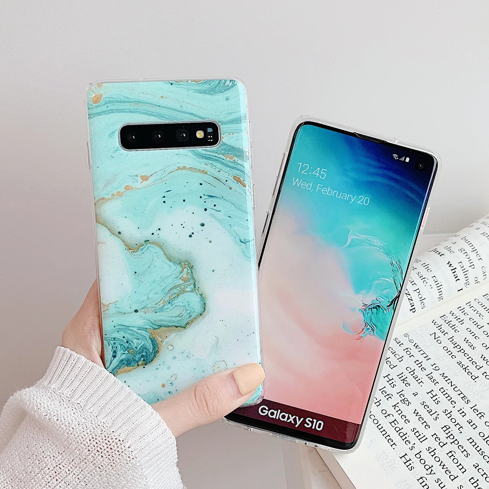 Чехол-накладка LOVECOM для Samsung A51 A50 Note 10 Pro S8 S9 S10 Plus мягкий чехол с полным покрытием