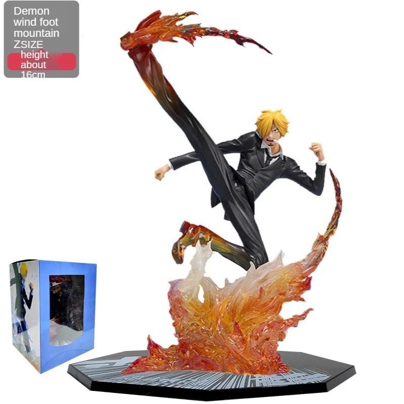 

One Piece 16cm Anime Figure Vinsmoke Sanji Yamamoto PVC Skill Ction Figure Doll Collectible Model Toy Figurine