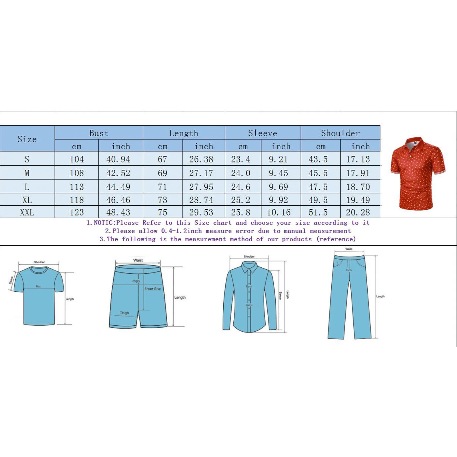 Мужская рубашка поло на пуговицах с коротким рукавом|Поло| |