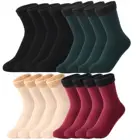 8 партлот женскиемужские зимние теплые носки бархатные плотные термоноски шерстяные кашемировые снежные мягкие кожаные сапоги носки для сна