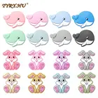 TYRY.HU, 10 шт., силиконовые Мультяшные бриллианты, грызуны, кролики, киты, пищевые силиконовые панды, игрушки для грызунов, подарок