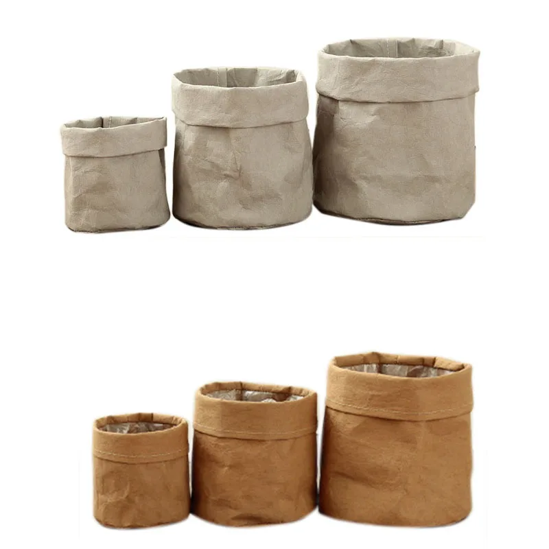 

Succulent Plants Pot Garden Flower Desktop Storage Basket Sundries Small Pencil Organizer Storage Bags Home Decor