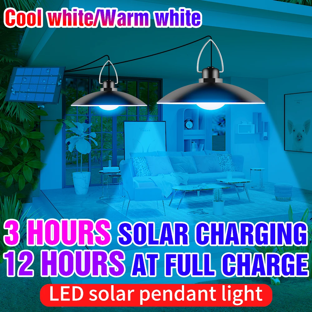 

Solar Powered Lamp Outdoor Indoor Lighting Courtyard Portable Emergency Light 15W 20W Camping Lamp Bulb LED Solar Energy Lampada