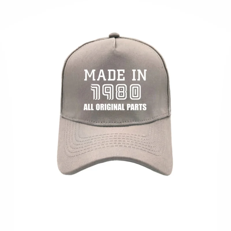 Сделано в 1980 году кепка подарок на день рождения бейсболка Мужская крутая