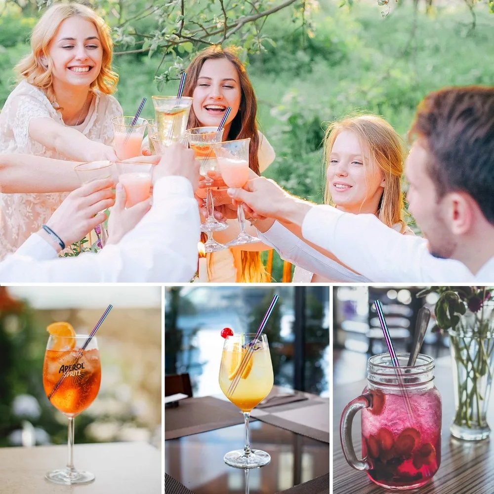 Оптовая продажа новые Трехсекционные телескопические цветные трубочки из