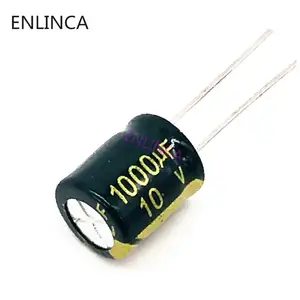 Алюминиевый электролитический конденсатор с низким ESRсопротивлением, 20 шт.лот, 10 в, 1000 мкФ, размер 8X9, 1000 мкФ, 10 в, 1000 мкФ, 20%