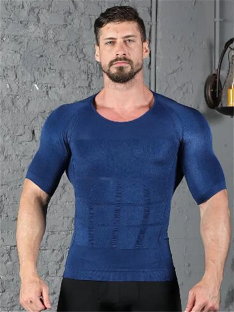 Мужской корсет для коррекции живота компрессионный бодибилдинга сжигания жира