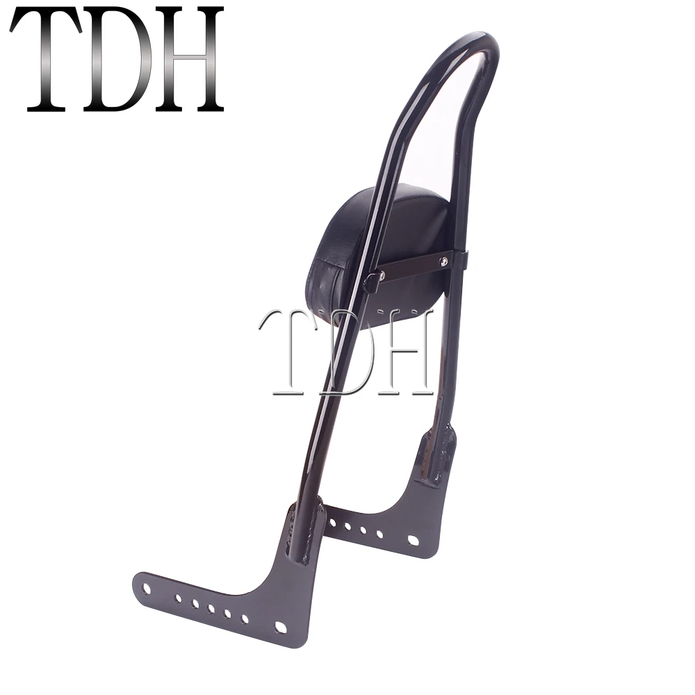 Кожаная подкладка для спинки Кафе Racer мотоцикла 22 дюйма Harley Softail Slim FLSL FXST Street Bob FXBB