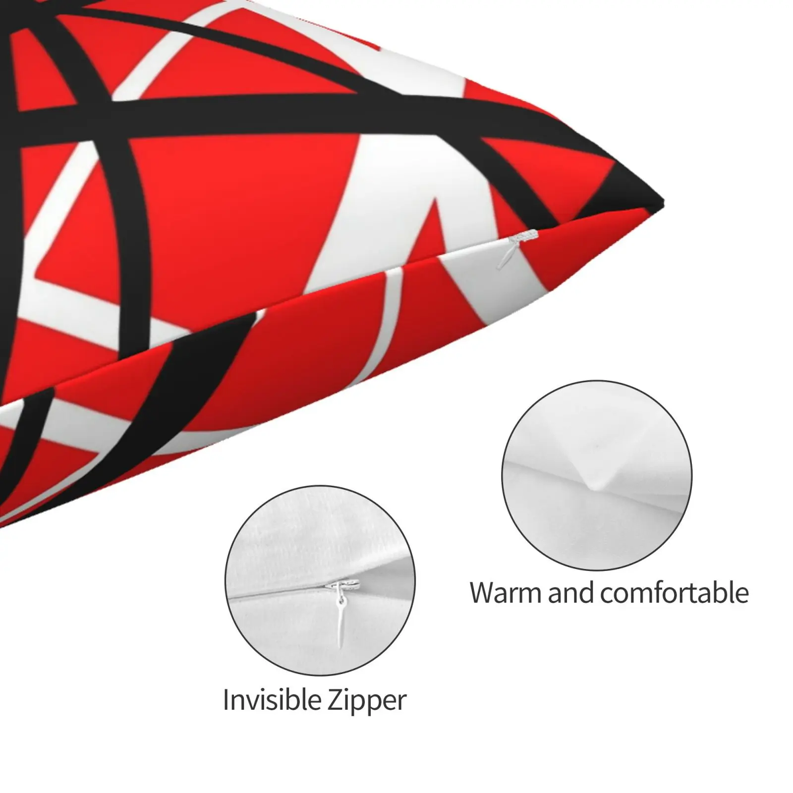 Подушка Frankenstrat чехол 20x30 50*75 диванная спальня в полоску музыкальный